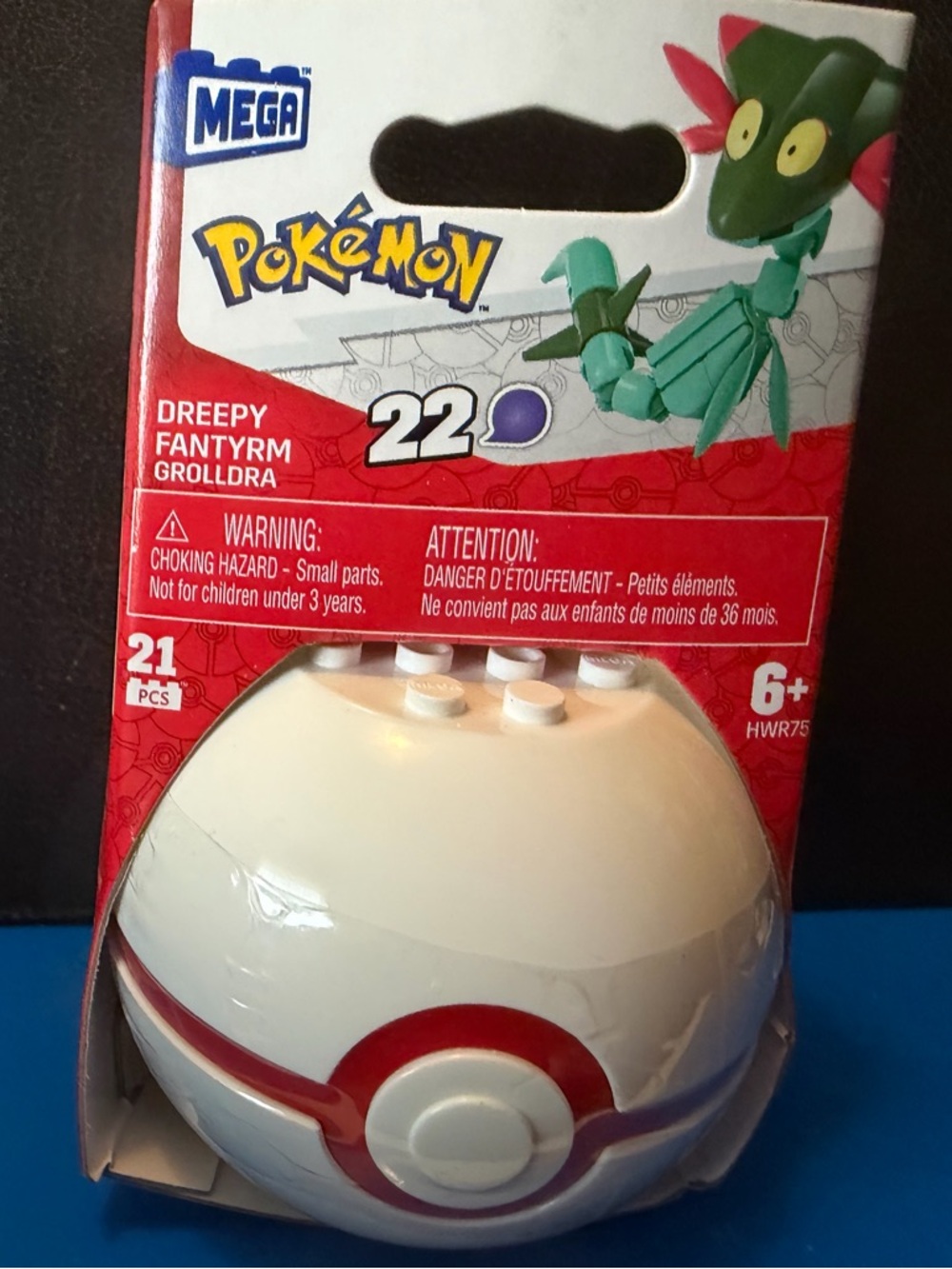 Dreepy Mega Pokémon Poké Ball Building Set Never Opened